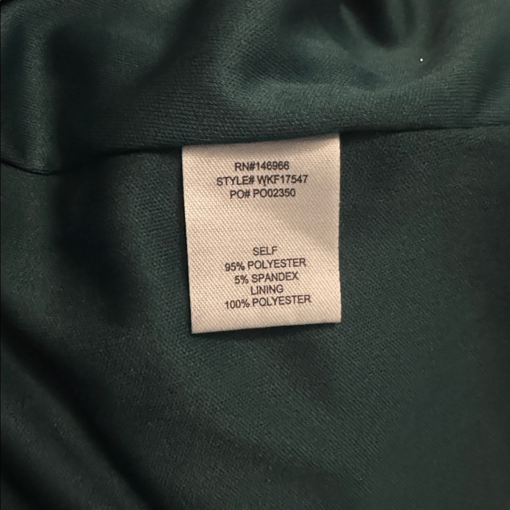 Crystal Doll Juniors' Gathered Tulip-Hem Dress Green 5 New Prom Cocktail Party - Picture 5 of 5